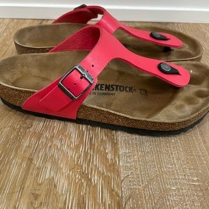 Hot pink Birkenstocks